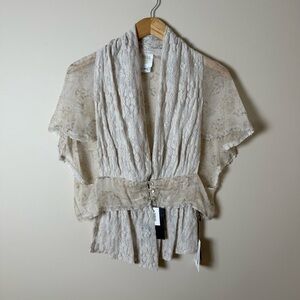 NWT Anna Sui lace top 12